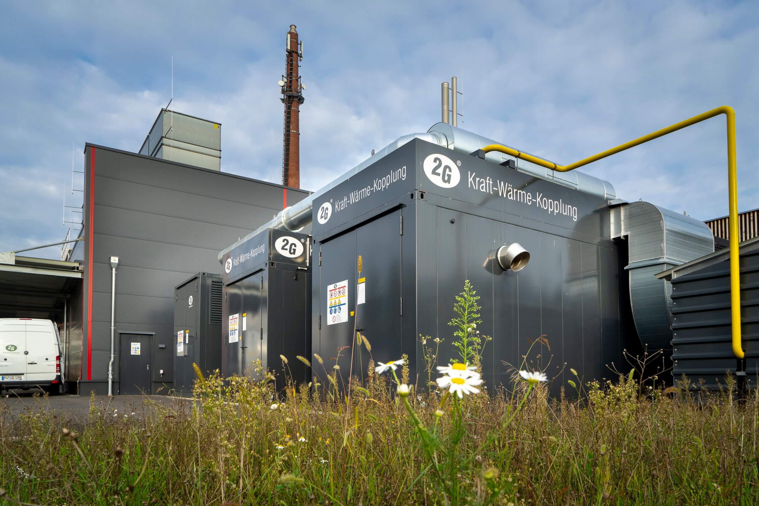 Containerized biogas energy unit